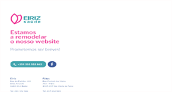 Desktop Screenshot of eirizsaude.pt