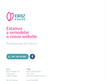 Tablet Screenshot of eirizsaude.pt